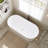 67" x 31" Freestanding Soaking Acrylic Bathtub