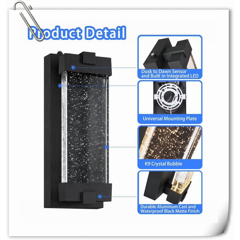 Ivy Bronx Addaleigh LED Wall Light | Wayfair