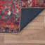 Tapis luxueux lavable à la machine, 4,9 x 7,5 pieds, 100% polyester, 1850 g / m², hauteur des poils: 0,2 pouce | Envers écologique en polyester recyclé | Parfait pour le salon et la chambre à coucher, conception douce et durable-1211312770