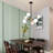 Roemer 6 - Light Irregularly Modern Sputnik Linear Chandelier With Milky White Glass Shade-590953746