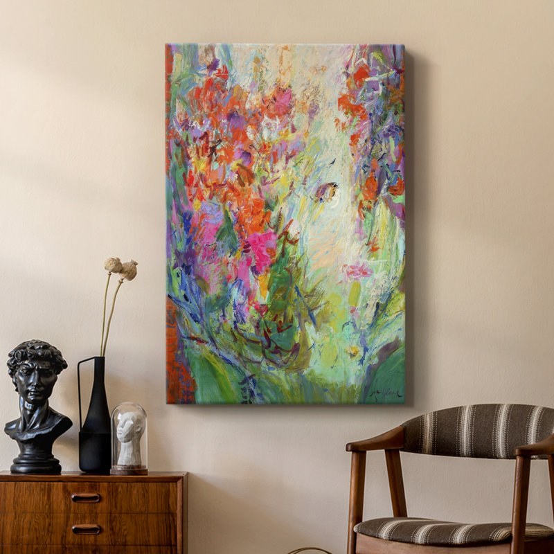 Bold Flourish II -Custom Wrapped Gallery Cavas