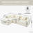 Donne Modern Minimalist Modular Sectional Sofa, L-Shape Upholstered Cloud Couch With Deep Seats, Right Facing Chaise For Living Room-108632362
