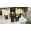 6 - Person Patio Dining Set with Rectangular Table , Cushions Included