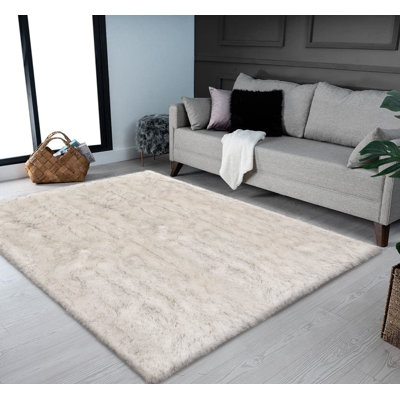 Jeremial Faux Sheepskin Indoor Rug