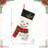 20.5"L Hooked Stocking, Snowman