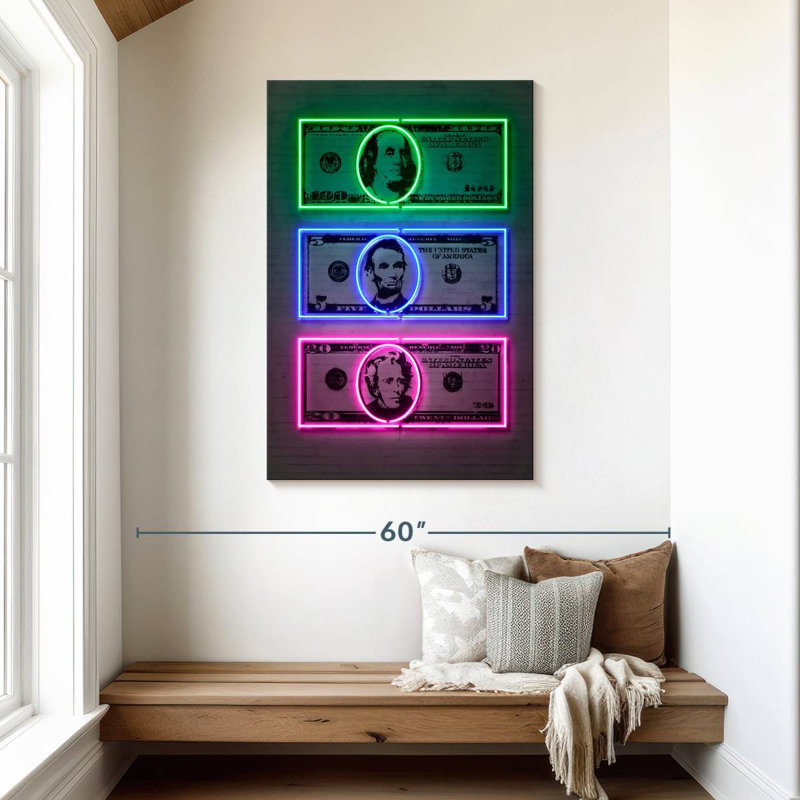 Kerner Dollars, 45" H x 30" W