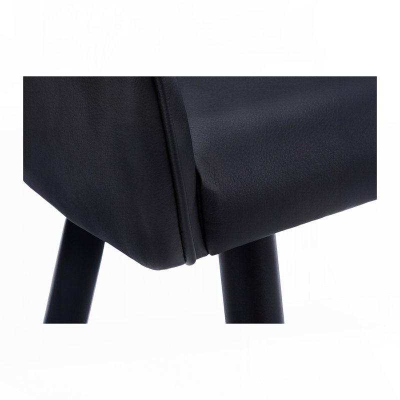 Chaise de salle à manger, Noir, noir, noir, noir