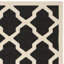 Tapis intérieur / extérieur noir Arneshia-432378733