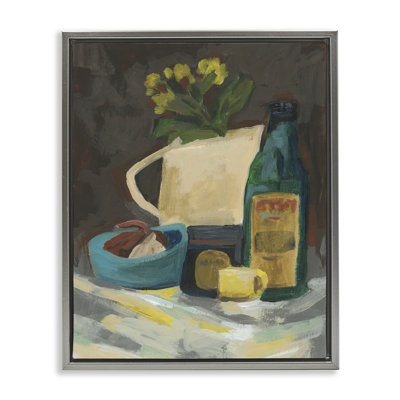 Impression sur toile "Impression de nature morte" encadrée par June Erica Vess
