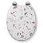 Flexi-Fix Round Hard Toilet Seat-116653006