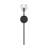Aragon 4.5'' LED Matte Black Sconce-928672278