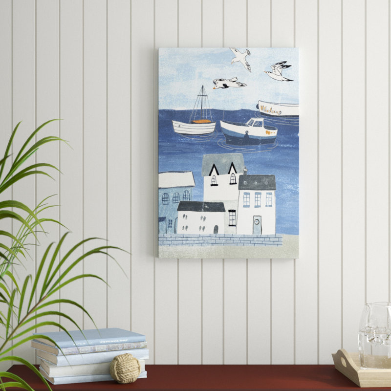 Sailors Rest I by Melissa Wang - Painting, 76cm H x 51cm W, Wrapped Canvas