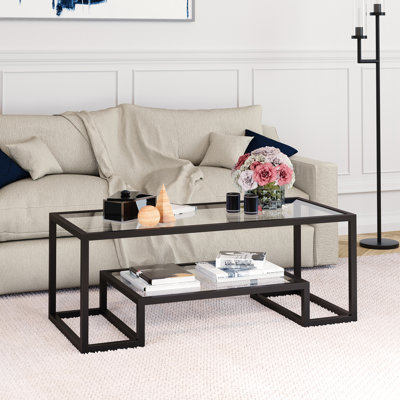 Athena Glass Top Coffee Table