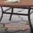 60" Aluminum Patio Dining Set with Round Dining Table and 8 Padded PVC-coated polyester Chairs-731644199