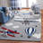Haveman Light Gray/Red Area Rug-317981051