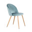 Mccaleb 43cm H Velvet Upholstered Metal Side Chair-2058928940