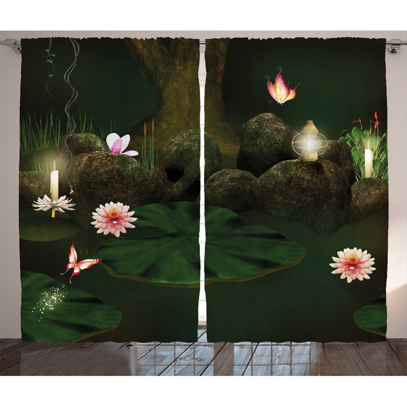 Zen Blackout Curtain Pair, 54" x 108"