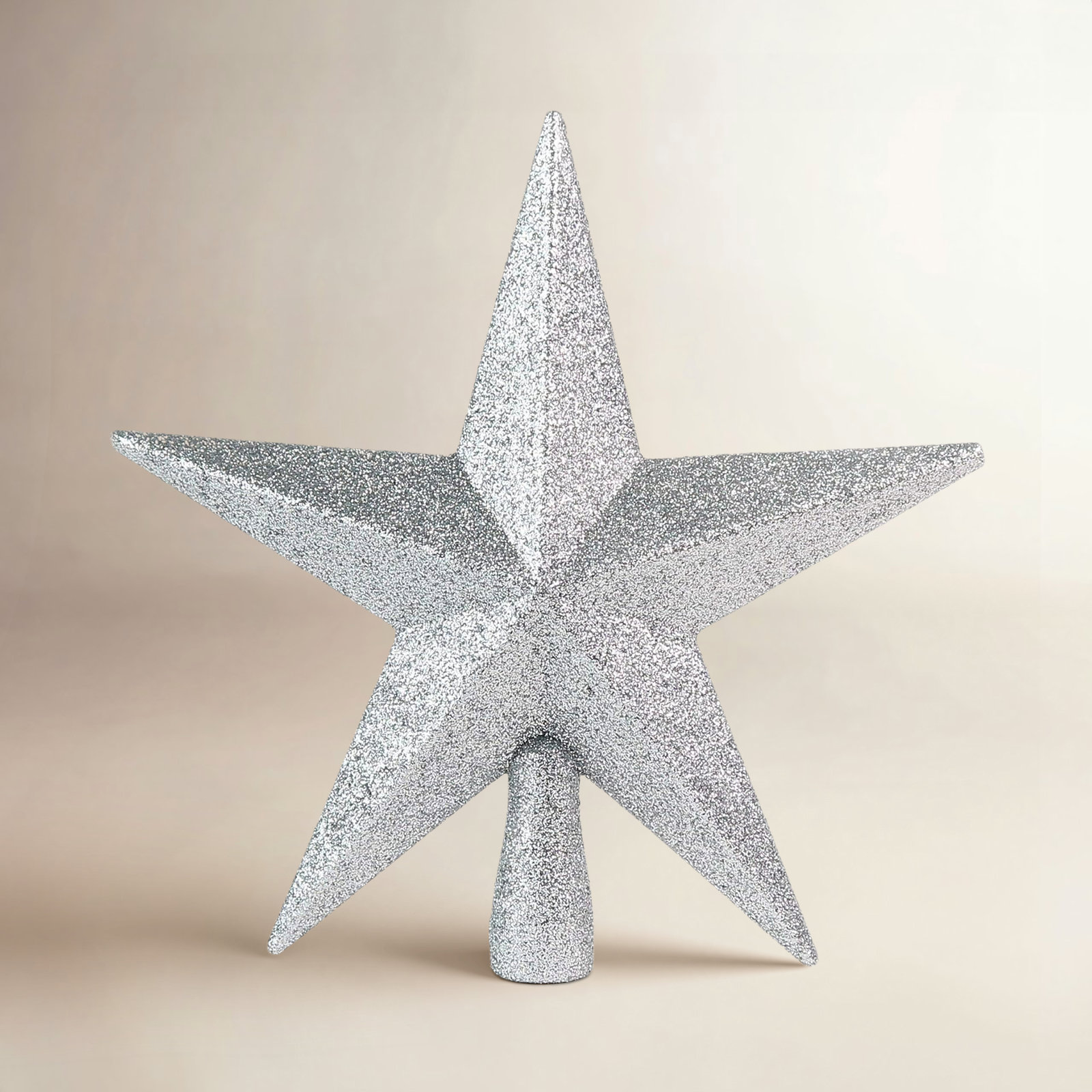 The Holiday Aisle® 2" Tree Topper, Silver