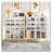31.50" Farmhouse Coffee Bar Cabinet With 2Doors & Shelves-459026398