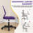 Rubin Mid Back Armless Office Chair-2074619251