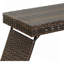 Table portable pliante en osier, brun-191740303