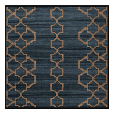 Machine Washable Trellis Gray Area Rug