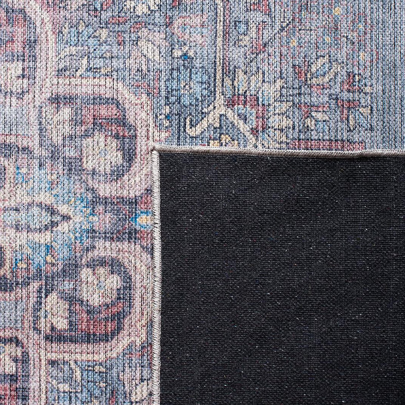 Tapis oriental lavable à la machine Duilio Performance, Carré 6 pi 7 po