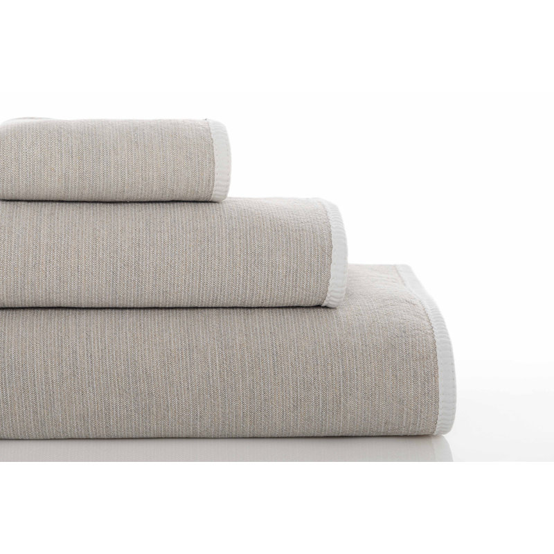 Linen Duo Hand Towel Set, White