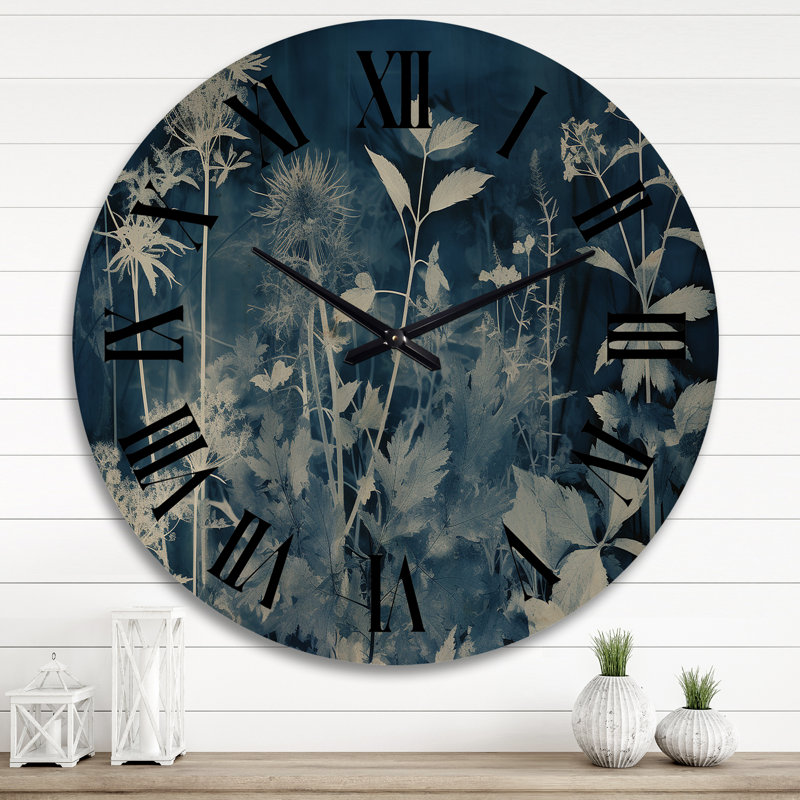 Horloge murale en bois massif Wasilewski, Très grand