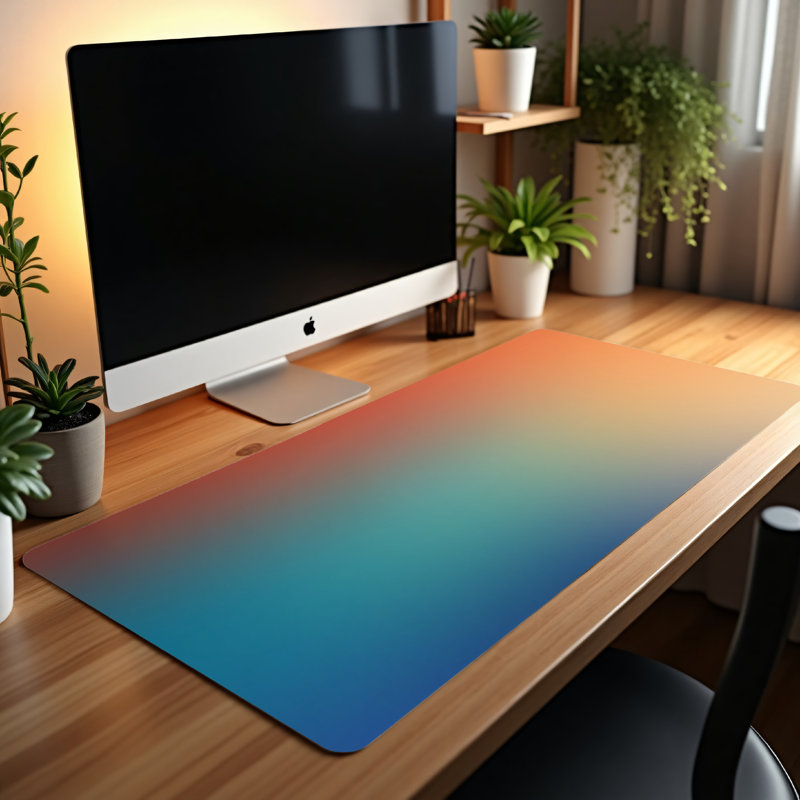 Polyester Desk Pad, 23.6x13.8