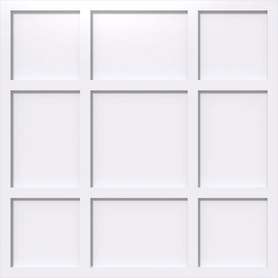 Médaillon de plafond contemporain Rubik