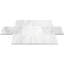 Carrara 3" x 6" Marble Marble Look Wall Tile