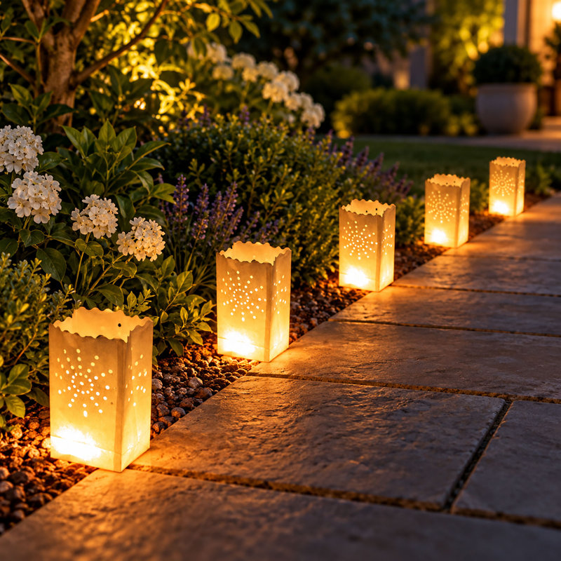 Paper Pathway Lantern Bags 5pk