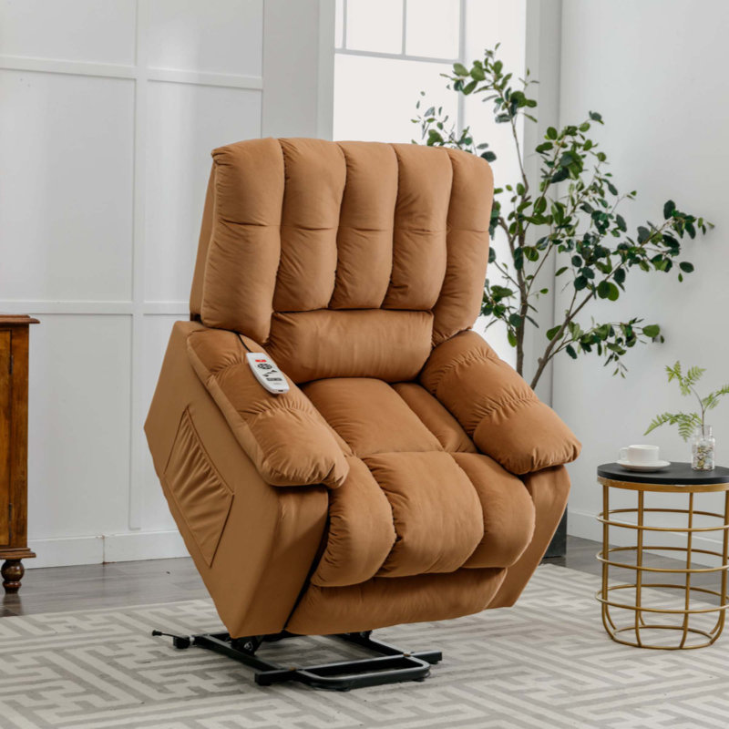 Fauteuil inclinable électrique Massage Massage, Brun clair