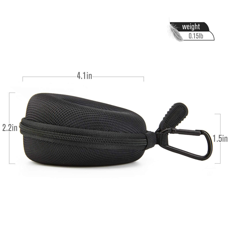 Boîte de rangement de voyage simple pour montre-bracelet et montre intelligente jusqu'à 50 mm, noire