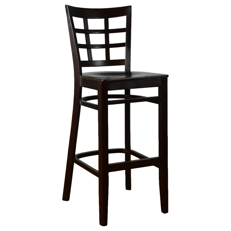 Solid Wood Counter Stool, Walnut