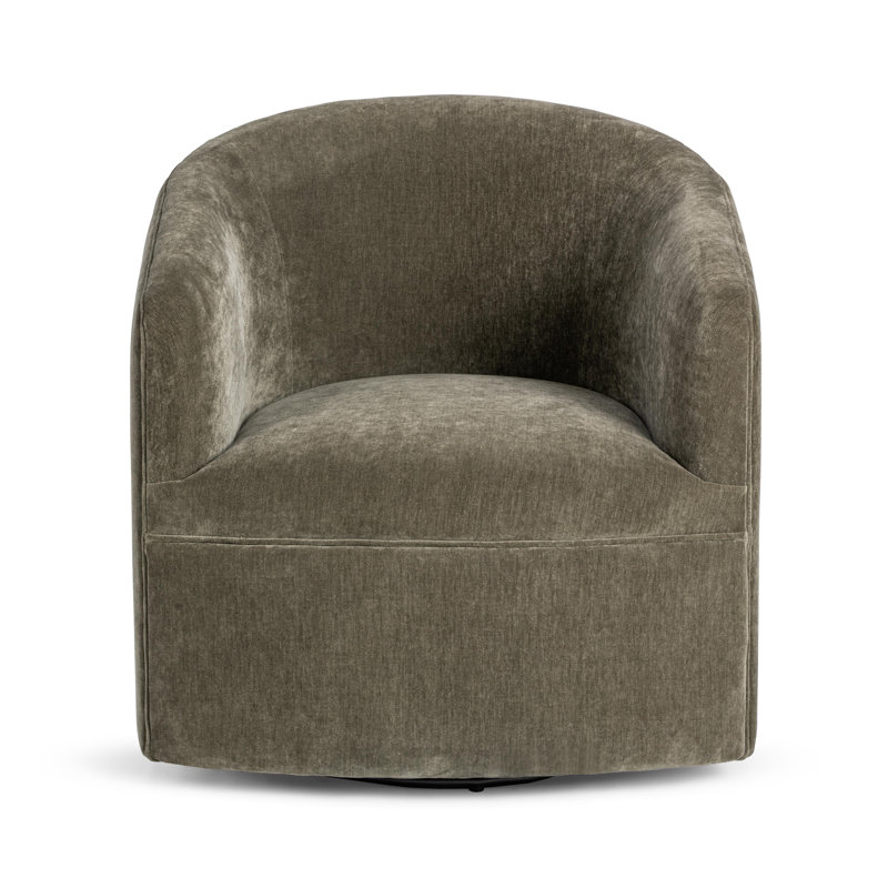 Valencia Swivel Accent Chair, Olive Moss