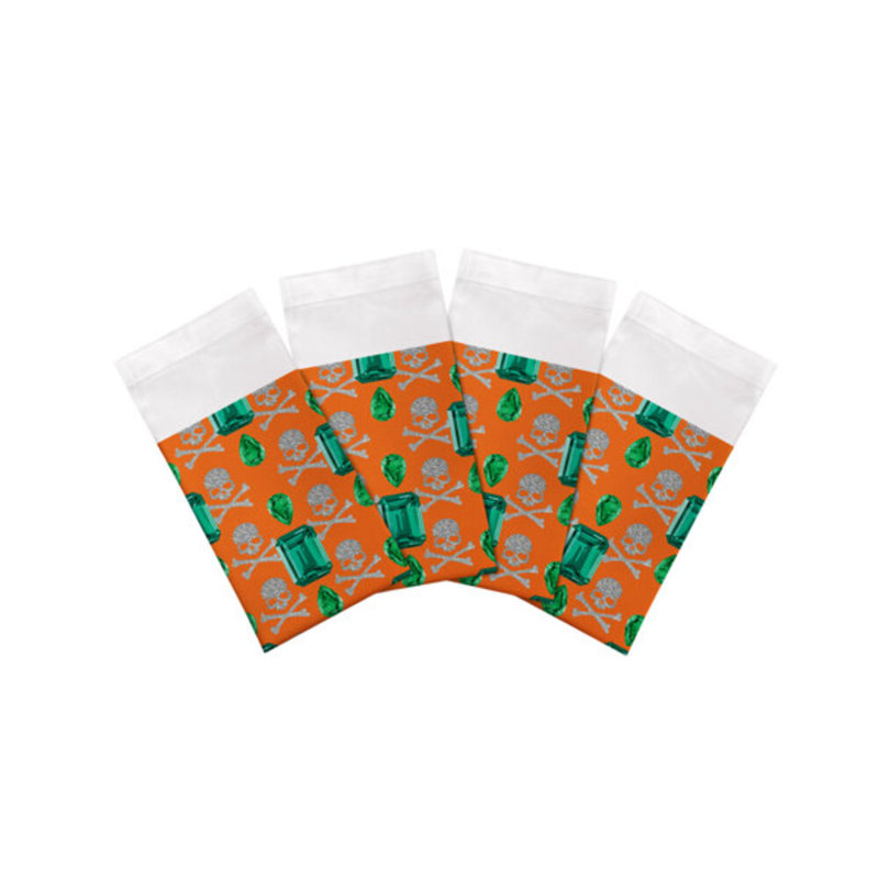 Gem Cotton Blend Square Napkins, Orange