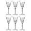 Goblet - Stemmed Glasses - Set of 6 Goblets - 7 oz. Beautifully Designed - Made in Europe