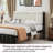 Square Lattice Microsuede Composite Upholstered Headboard Compression-118705404