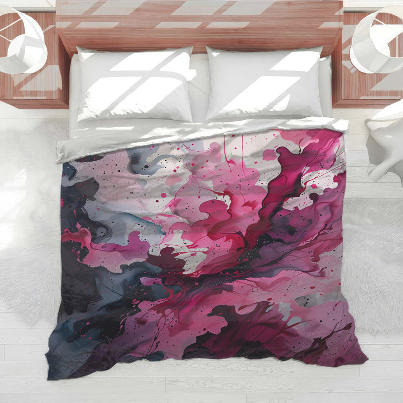 Abstract Art Bedding Abstract Comforter Modern, Queen