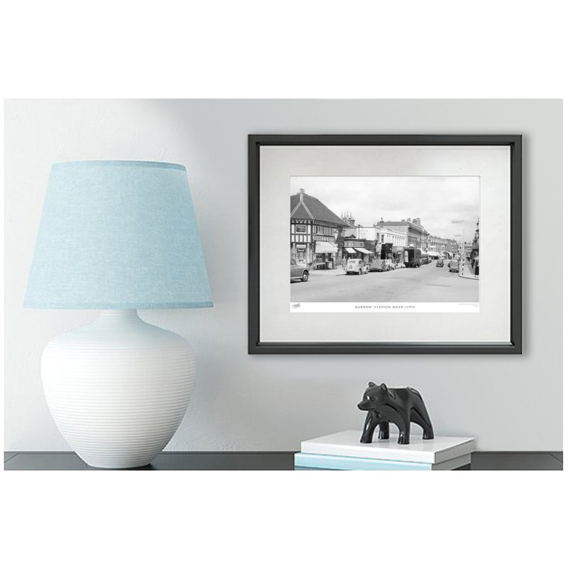 Harrow, Station Road C1955 by Francis Frith - Single Picture Frame Print, 45cm H x 60cm W x 2.3cm D