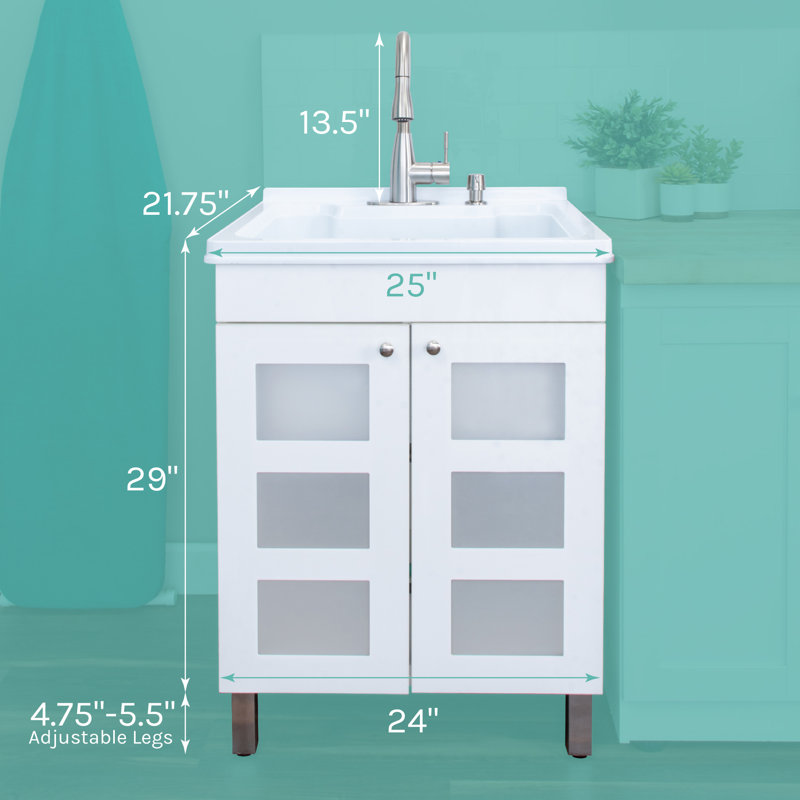Kabree 25" Laundry Room Vanity Set