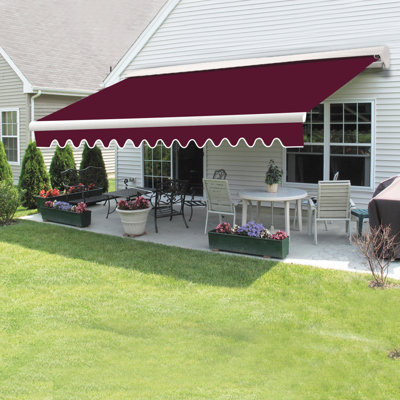 Dakota Fields 450 cm W x 300 cm D Retractable Patio Awning