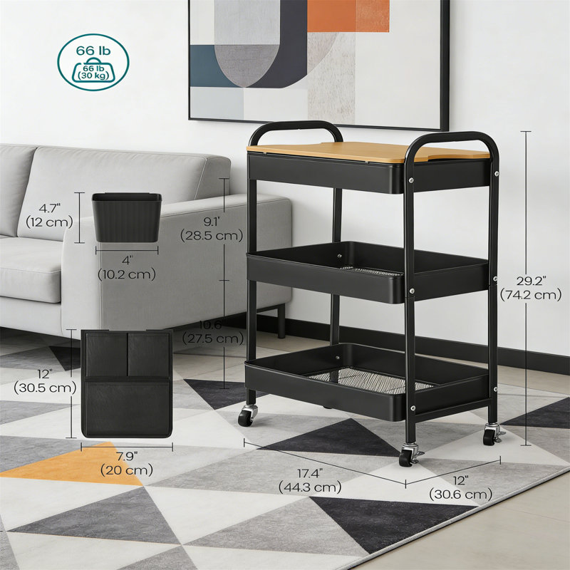 Metal Bar Cart