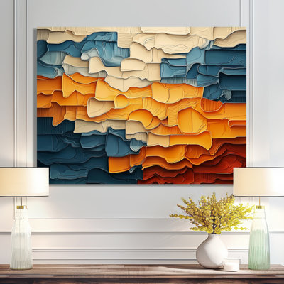 Biomorphism Fragments Forms II - Cubism, art mural