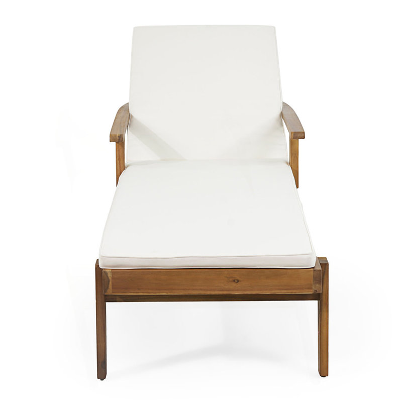 Exquisite Chaise Lounge For Ultimate Relaxation And Style, Cream