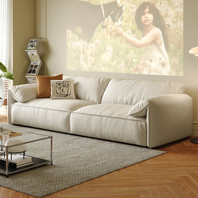 Coussin blanc modulaire 100% polyester