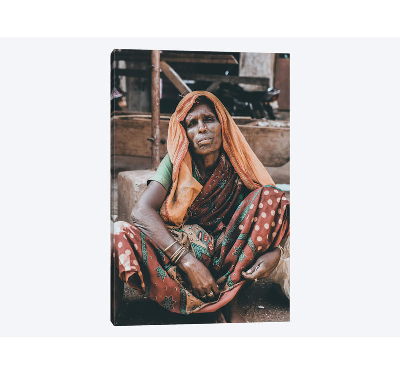 «Gokarna, India I» par Luke Anthony Gram, impression sur toile tendue, H 12 po x l 8 po x P 0,75 po, Toile tendue