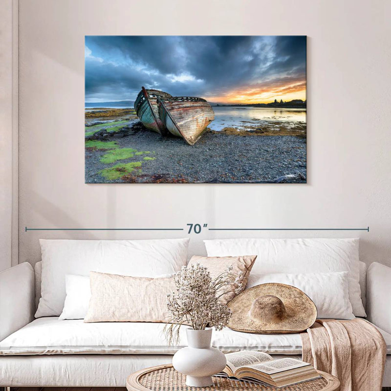 Mehar Isle Of Mull Shipwreck, 30" H x 45" W